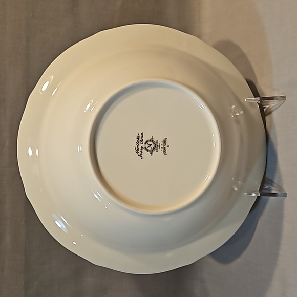 New Noritake Crown Flower 7324 Round Vegetable Bowl Ivory China - Picture 5 of 9